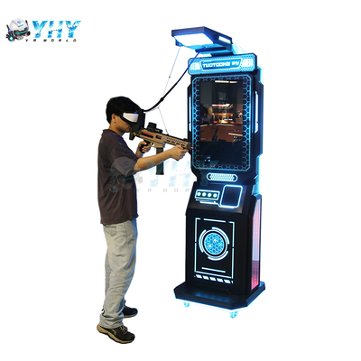 Simulador comercial de disparos de armas 9D VR, máquina de juego de realidad virtual con controlador de movimiento para parque