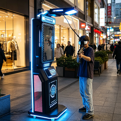 Simulador de batalla de pistolas VR para 1 jugador para centros de juegos de parques de aventuras en centros comerciales