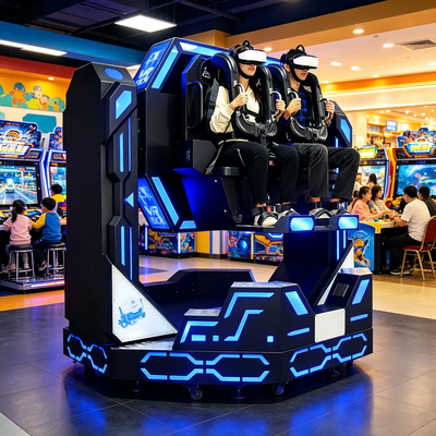 Máquina de juego arcade YHY Design Patent 1080 Degree Rotating 9D VR Iron Warrior Roller Coaster