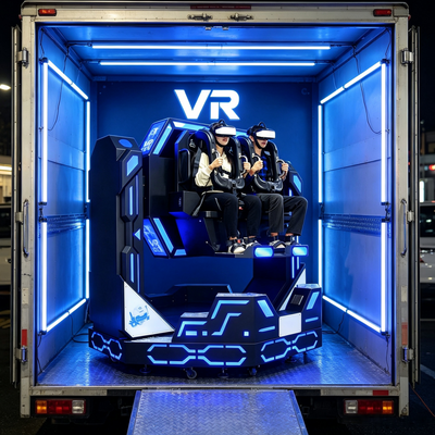 Doble jugador 1080 grados de rotación VR Guerrero de hierro 360 720 1080 silla de movimiento máquina arcade de realidad virtual