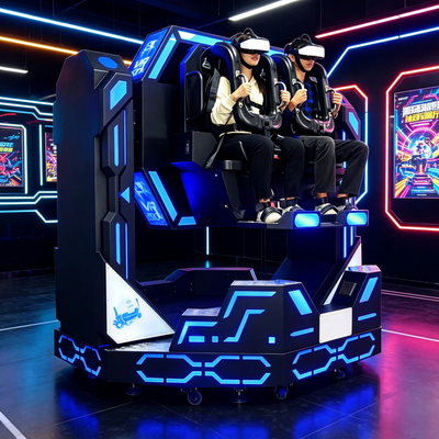 High ROI Commercial 1080 Degree VR Roller Coaster Simulator 2 Seater Machine for Shopping Malls