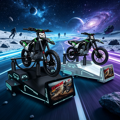Maquina de juegos rentable 9d Vr Mountain Motor Motion Ride para centros de juegos comerciales