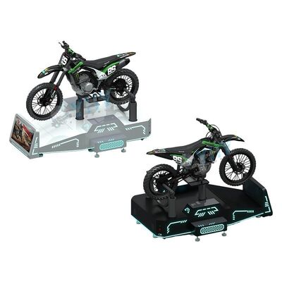 Máquina de juego de motocicleta VR para un jugador con retroalimentación de movimiento sincronizada para una experiencia todoterreno extrema