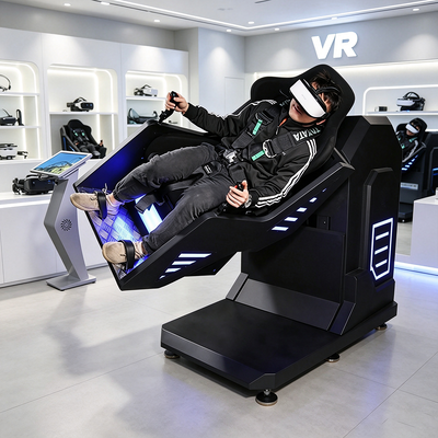 Safe and Compact 360 VR Flight Simulator Machine with 21.5 Inch Touch Control System