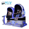 juegos dobles de la silla del huevo VR del simulador de la montaña rusa de 220V VR para el parque de atracciones