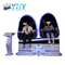 Simulador del jugador del DOF dos de la silla 3 del huevo de la realidad virtual de la diversión 9D con el empuje trasero
