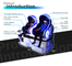 2 cine de la película del simulador 2.5KW VR de la silla 9D de la realidad virtual de Seat con la iluminación fresca