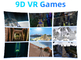 Juegos grandes 9D de la experiencia del péndulo VR simulador de 1080 del grado juegos de la realidad virtual