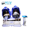 2 asientos Máquina de juego de realidad virtual Simulador de movimiento 9D Vr Egg Chair