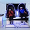 Simulador doble de la realidad virtual de la silla 2500W 9D del huevo de VR para la zona de VR
