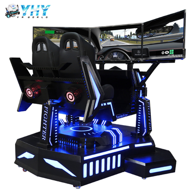 3KW 2 jugadores VR máquina de juego 3DOF 3 pantalla VR coche de carreras