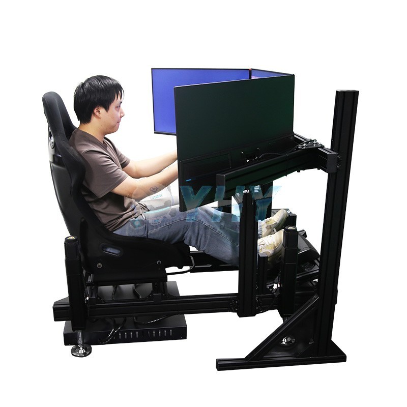 Simulador de carreras 3DOF con plataforma de movimiento y rueda Logitech