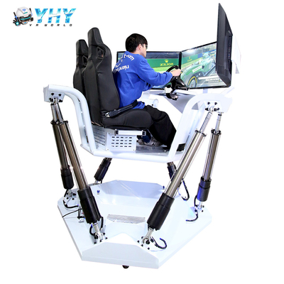 YHY VR 9D Simulador de coches de carreras 3 pantalla F1 Conducción Juegos de arcade Simulador de carreras Cockpit Centro de juegos de entretenimiento interior