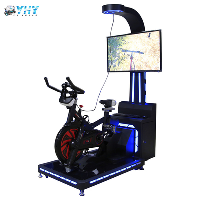 Bicicleta llena del movimiento de Vr que compite con el equipo del gimnasio de los juegos del simulador para el parque de atracciones
