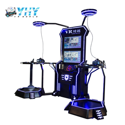 Dos juego completo Flight Simulator de la entrada general sin asiento del espacio del simulador del movimiento 9D VR de la plataforma de la batalla