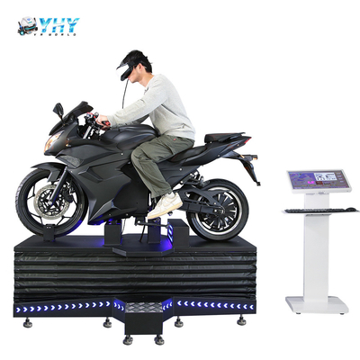 Motocicleta llena del movimiento VR que compite con los juegos del simulador para el patio interior