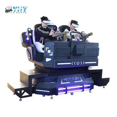 Máquina de juego de realidad virtual VR Shooting 9D Cinema Mecha Warrior 2 asientos Equipamiento de arcade para parque de diversiones