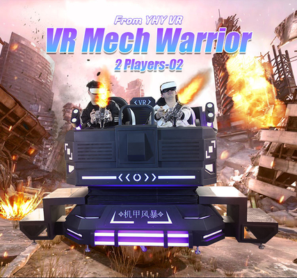 YHY VR Factory VR Shooting Machine Equipo de Arcade de Realidad Virtual para 2 personas Popular 9D Mech Warrior Cinema en el centro comercial
