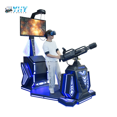 YHY VR Gatling Gun Simulación Realidad Virtual Disparando Máquina de Juego Máquina de Juego Arcade