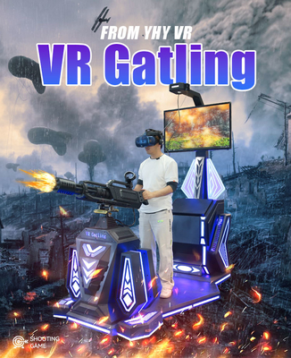 YHY-01.097 VR Gatling Simulador de ametralladora de tiro Parque de diversiones en interiores