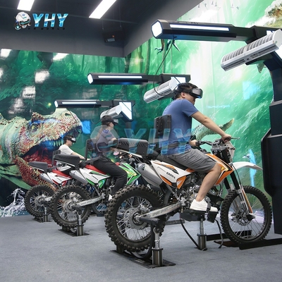 Juego de motocicleta VR de 6 asientos con imágenes panorámicas HD realistas