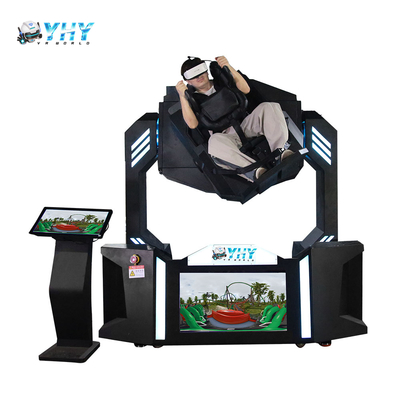 Simulador de vuelo 9D VR 360 de realidad virtual, máquina de juego con rotación de 720 grados, equipo de rodaje para parque arcade