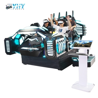 6 asientos Máquina de juegos VR 9D Teatro Realidad Virtual Cine Simulador de películas Arcade Indoor Parque temático de diversión