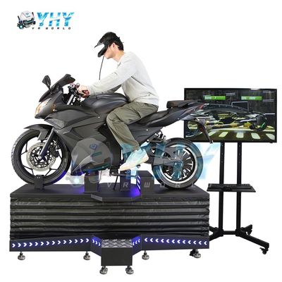 Simulador de carreras VR eléctrico súper atractivo, motocicleta VR para parques infantiles de centros comerciales