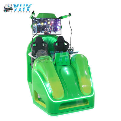 Parque VR 2 plazas Cine VR 9D de realidad virtual interior con juegos interactivos