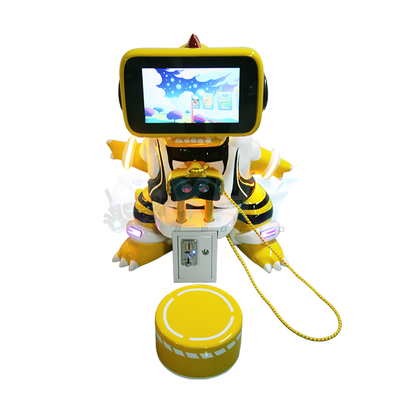 Máquina de juego de salón recreativo VR de dinosaurio para niños, simulador de realidad virtual de 1 jugador con monedas para la zona de juegos de Oriente Medio