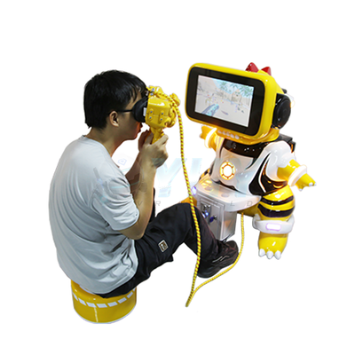 Máquina de juegos de campo de fibra de vidrio para niños DPVR Gafas para aventura en centros comerciales