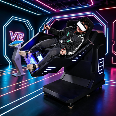 Máquina de paseo de montaña rusa VR Mini 360 de grado comercial con cinturón de seguridad de 5 puntos