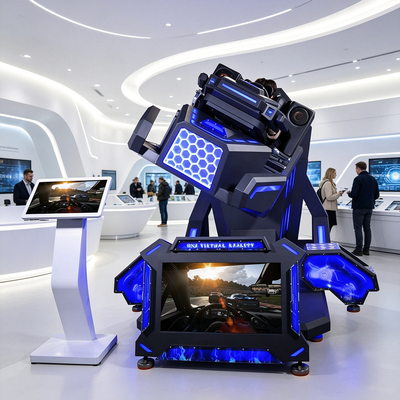 Simulador de Arcade VR giratorio de 360 grados de 3 en 1 que ahorra espacio con alto ROI
