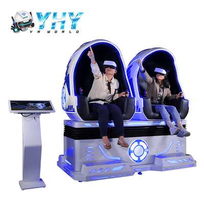 Simulador de centro de la silla/2 jugadores del huevo de la realidad virtual del parque 9D con el vidrio de Deepoon