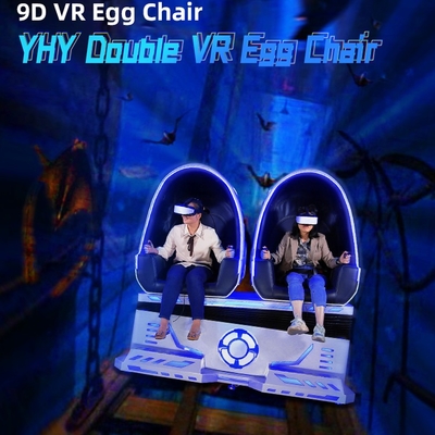 3 silla de Kino Simulator Virtual Reality Egg del cine del huevo VR del DOF 9D con la cara del aire