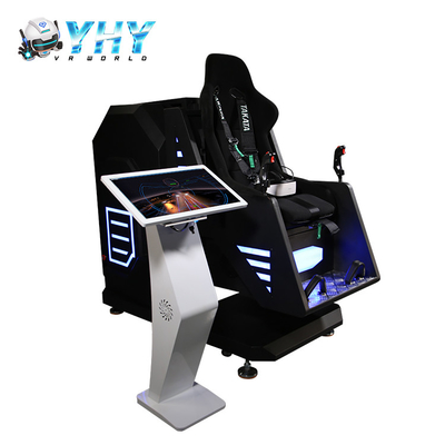 mini VR silla del simulador del juego de 110V 9D rotación de 360 grados para el patio interior