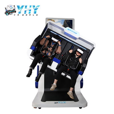 Cine realista 360 del grado de la realidad virtual de la silla doble del juego 9D VR Flight Simulator