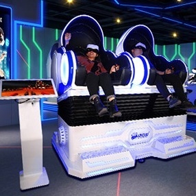 2 cine de la película del simulador 2.5KW VR de la silla 9D de la realidad virtual de Seat con la iluminación fresca